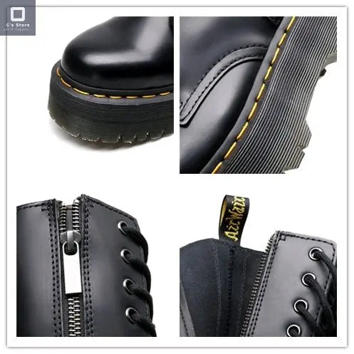 Bota larga. Dr. Martens Air Wair 10 hoyos plataforma y cierre lateral G'S Store