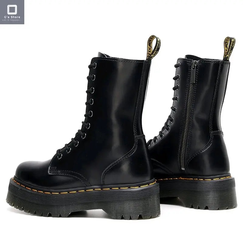 Bota larga. Dr. Martens Air Wair 10 hoyos plataforma y cierre lateral G'S Store