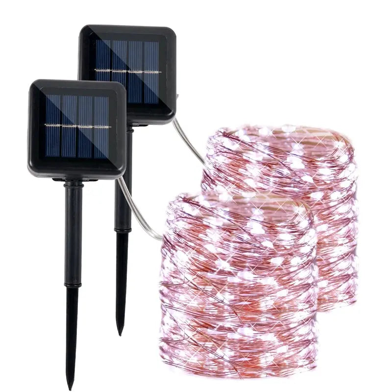 Luces led's solares para exteriores 10 Mts / 20 Mts / 30 Mts. G'S Electronic Store