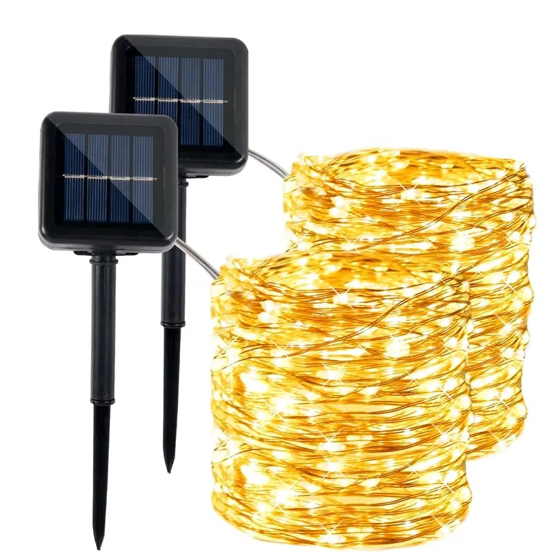 Luces led's solares para exteriores 10 Mts / 20 Mts / 30 Mts. G'S Electronic Store