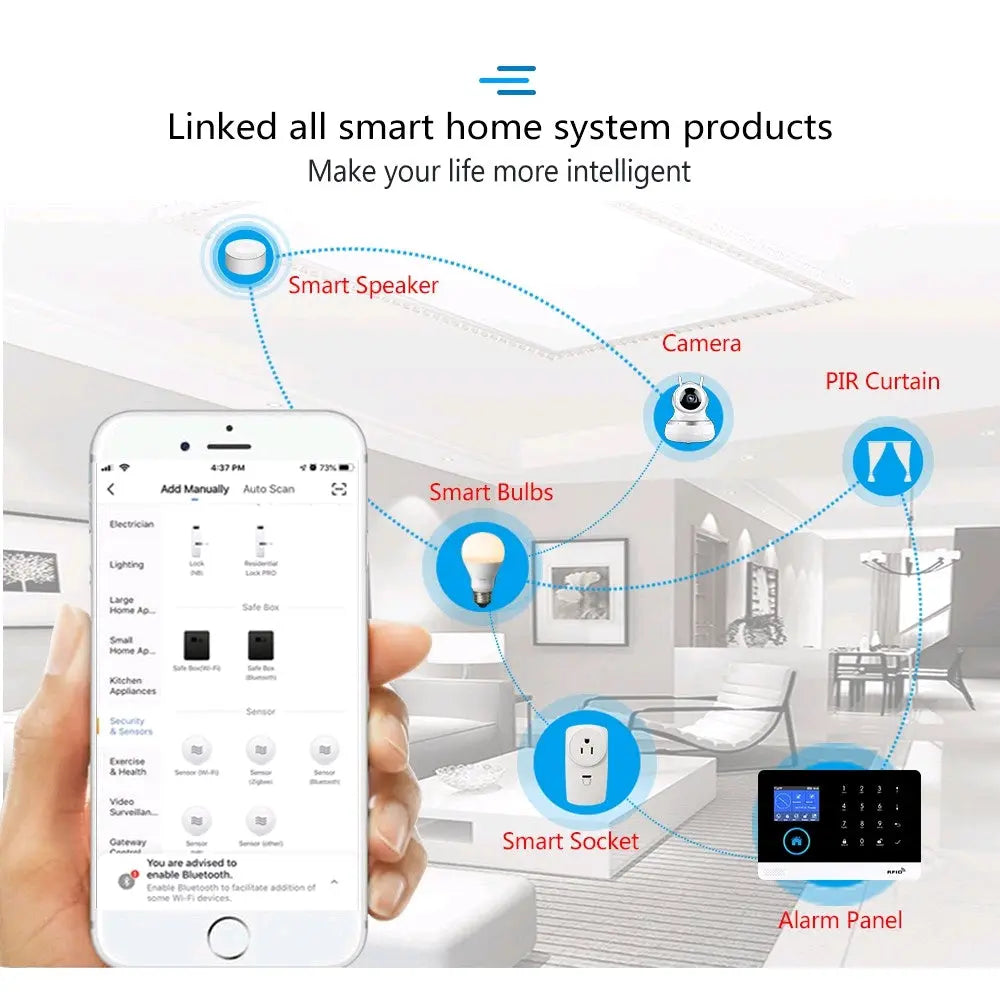 Panel Touch Smart Home App Tuya wireless G'S Electronic Store