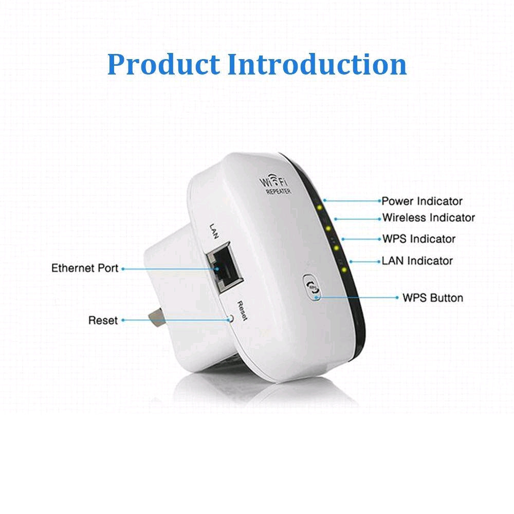 Repetidor wi-fi 8.02 11Amplificador inalámbrico 300 Mbps G'S Electronic Store