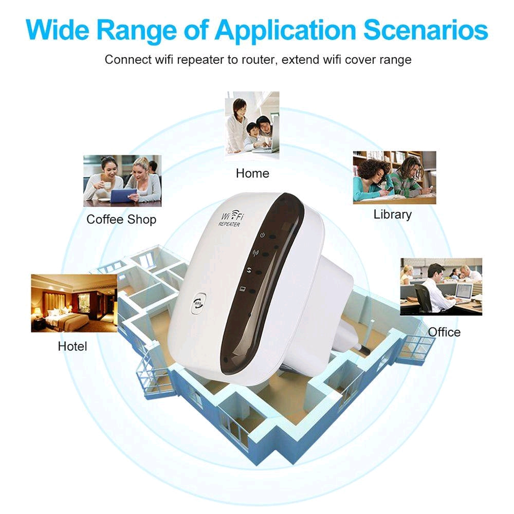 Repetidor wi-fi 8.02 11Amplificador inalámbrico 300 Mbps G'S Electronic Store