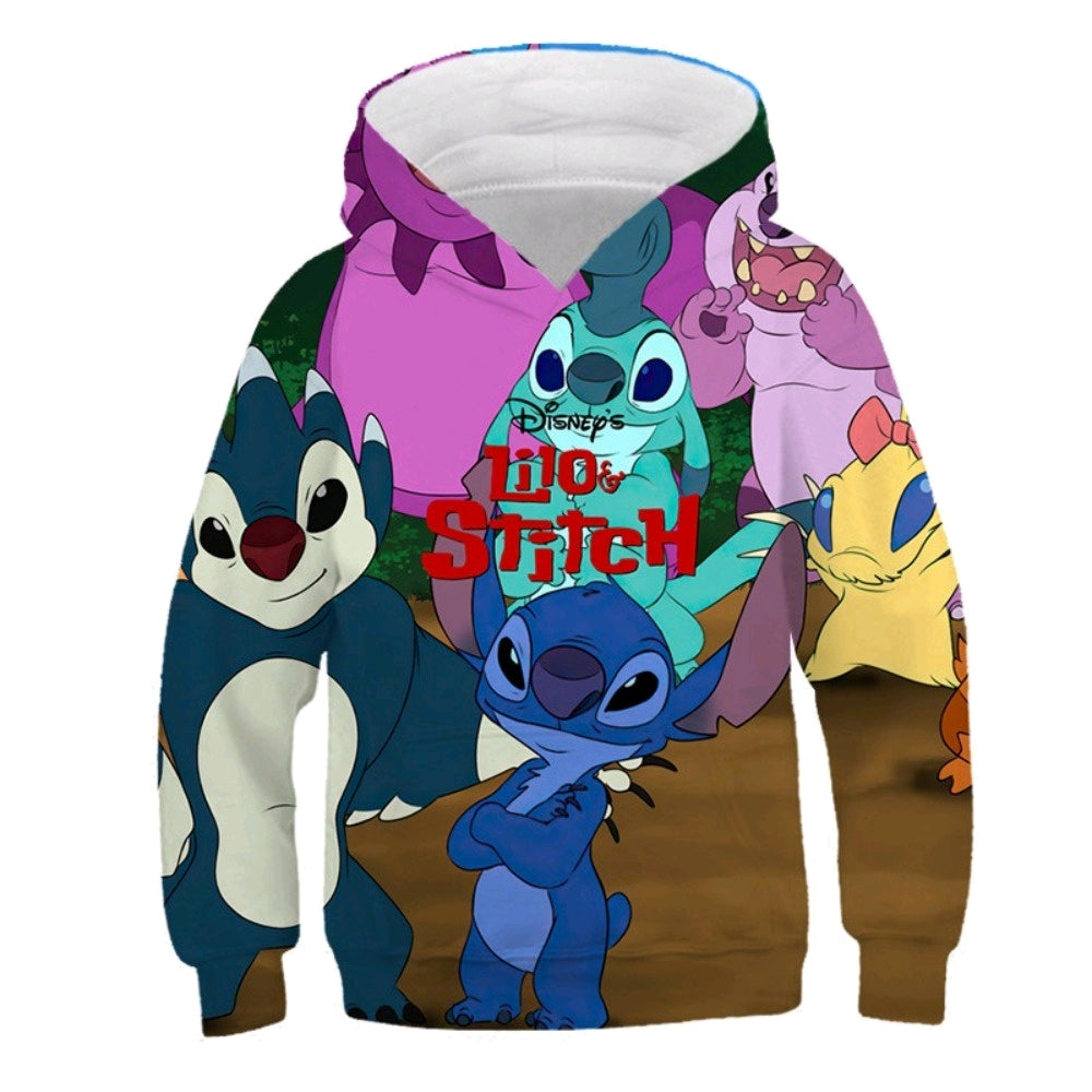 Sudadera Lilo & Stitch impresión 3D para niño/niña G'S Store