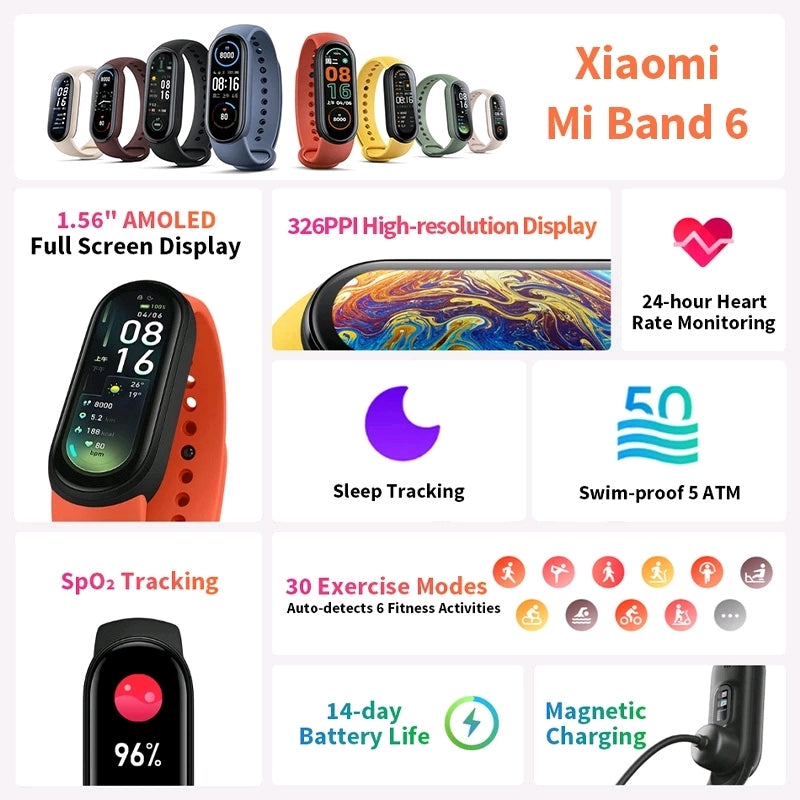 Smartwatch Xiaomi M6 G'S Electronic Store