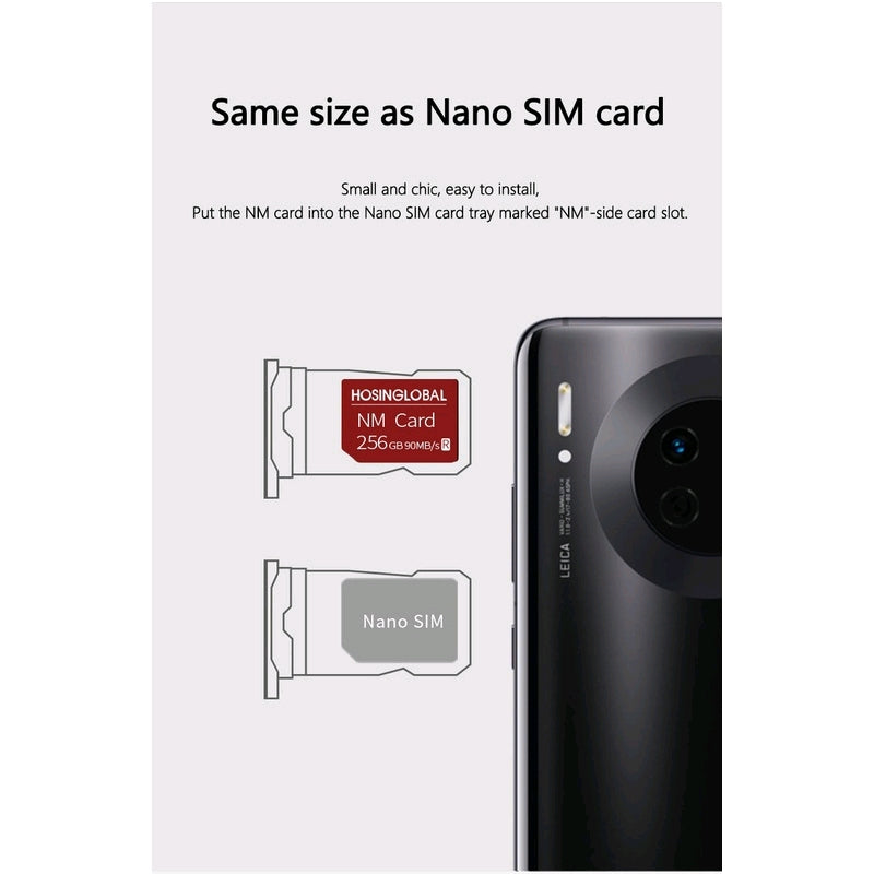 Tarjeta de memoria NM para Huawei Serie Mate/Pro/Nova G'S Store