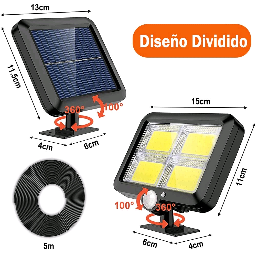 Lámpara de LED solar con sensor de movimiento G'S Electronic Store