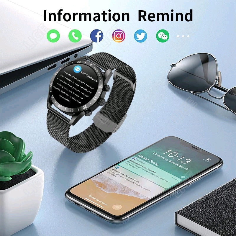 Smartwatch Bluetooth llamada deportes fitness tracker G'S Electronic Store