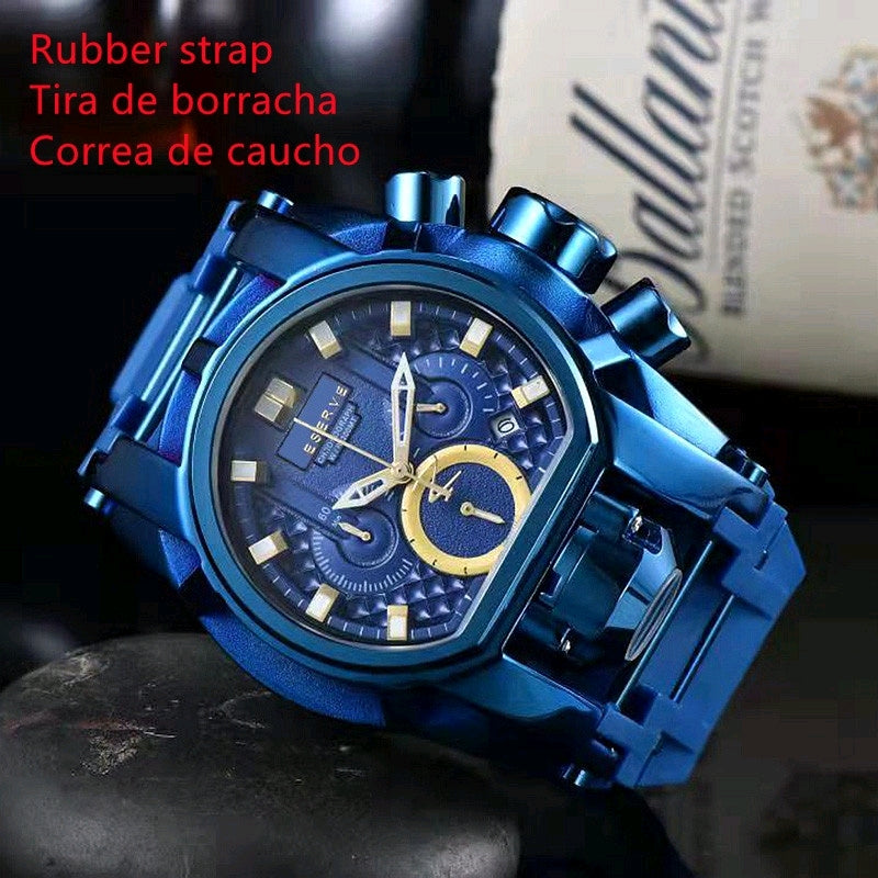 Reloj Reserva Trabajo Hombres Reloj De Cuarzo Cronógrafo G'S Store