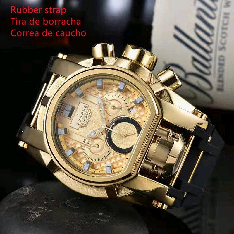 Reloj Reserva Trabajo Hombres Reloj De Cuarzo Cronógrafo G'S Store