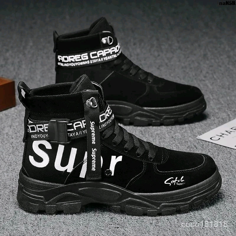 Botas Supreme de Gamuza en Gris, Negro y Beige alta calidad G'S Store