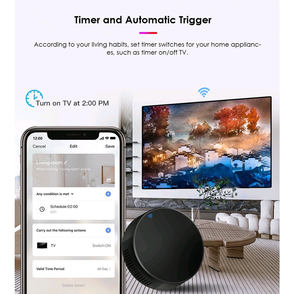 Control remoto IR Universal por voz compatible asistentes Alexa, Google Home, G'S Store