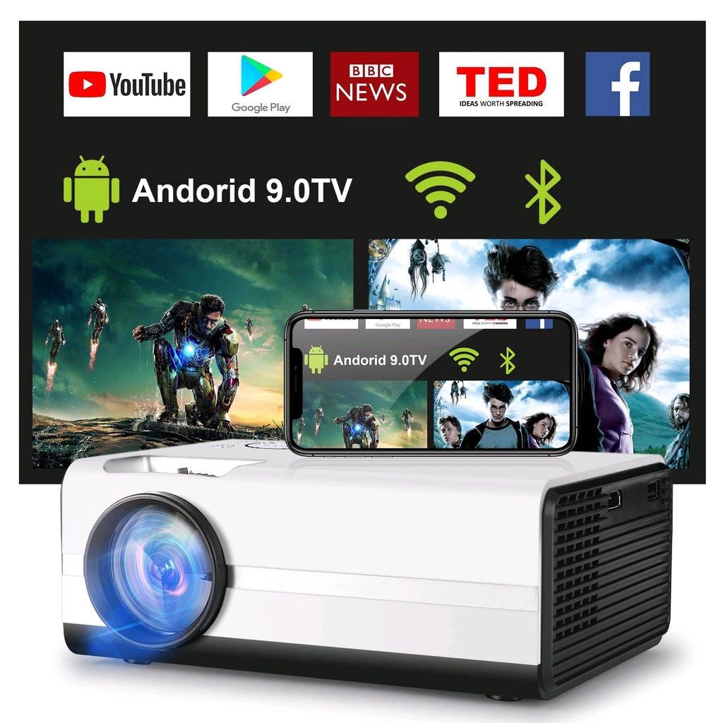 Mini proyector inteligente Android WiFi 1080p 4000 lm G'S Electronic Store