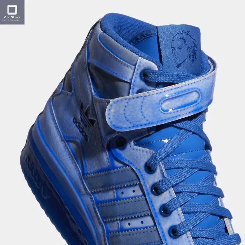 Tenis Adidas Jeremy Scott bañado azul G'S Store