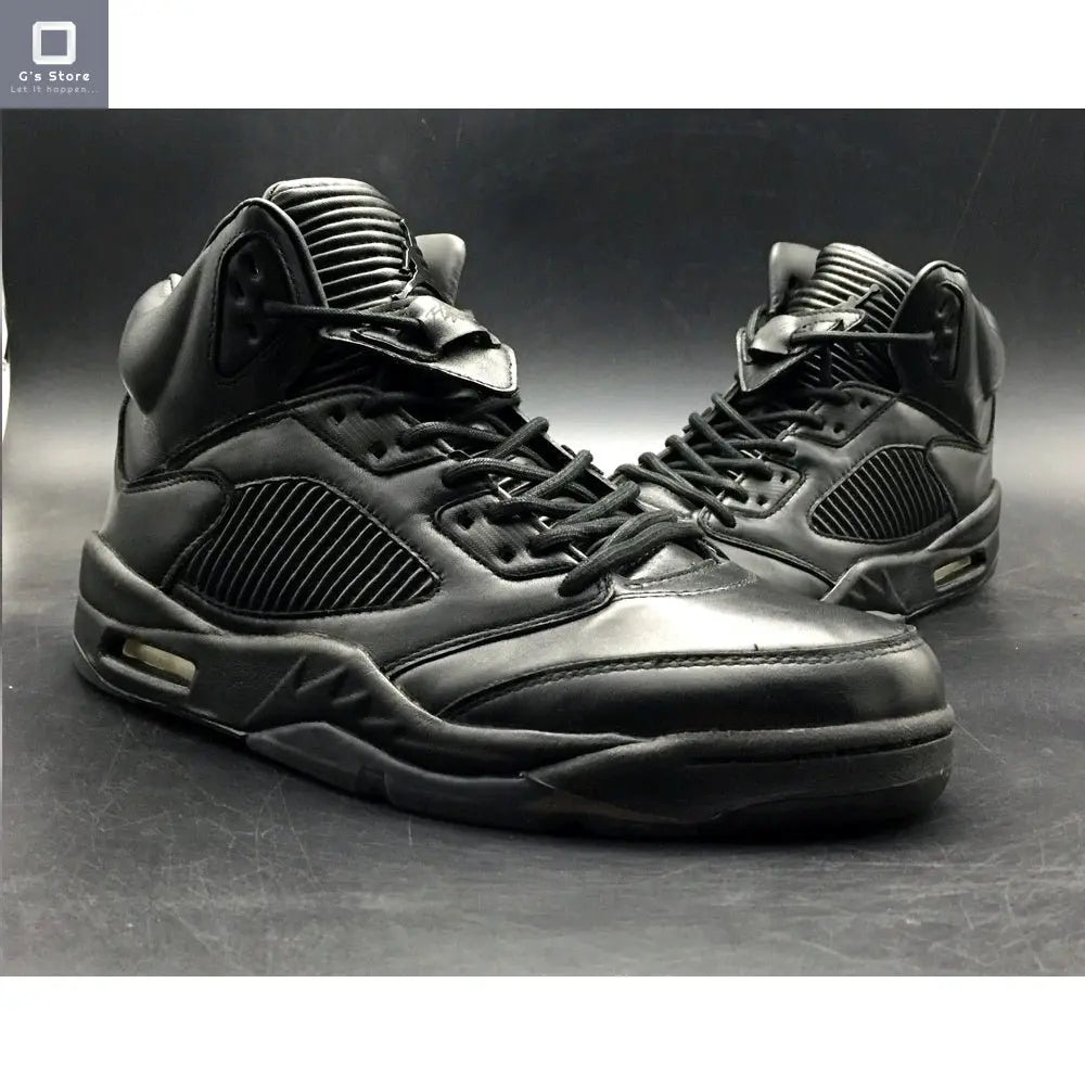 Tenis Jordan 5 Premium triple negro G'S Store