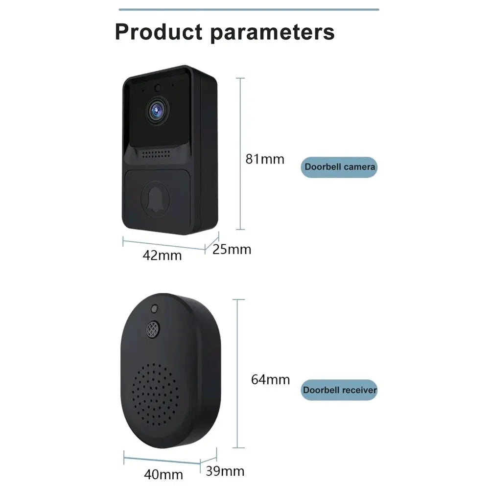 Timbre Videoportero con Cámara De Seguridad HD De Visión Nocturna G'S Electronic Store