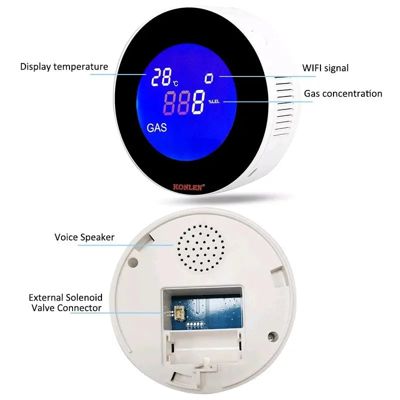 Tuya alarma sensor de gas y termostato G'S Electronic Store